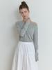 Liel Dona Off Shoulder T-Shirt (Gray)