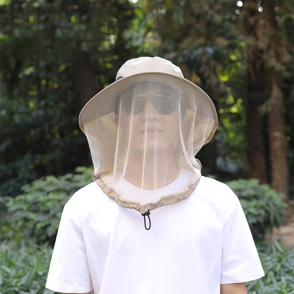 [Lanito] Insect Repellent Net Hat with Insect Repellent Net Insect