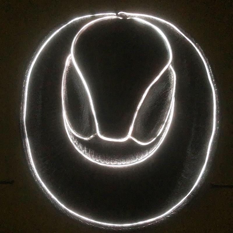 

Светодиодная шляпа ковбоя на Хэллоуин – Флуоресцентная шляпа для джазовых танцев на Рождество