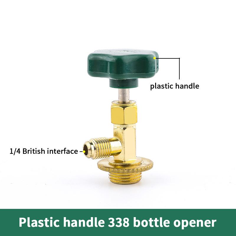 

Universal Refrigerant Bottle Opener With Opening Valve For Air Conditioning And Refrigeration Systems