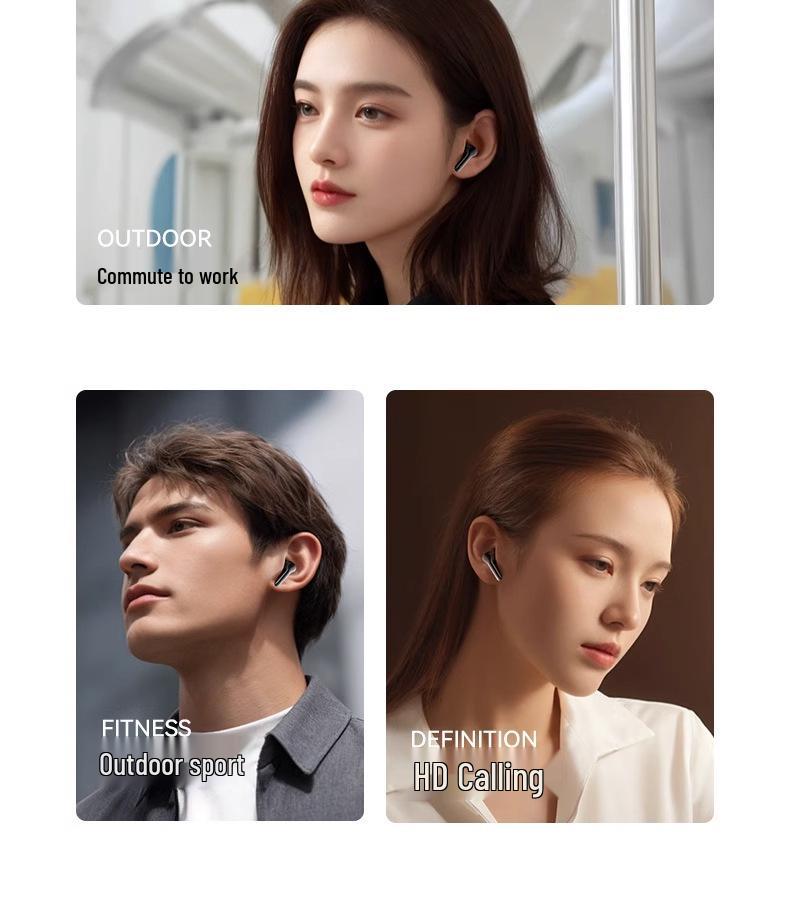 2025 AI Translation Bluetooth Earphones with Color Screen, Built-in App, Long Battery Life, Type-C In-Ear Wireless.