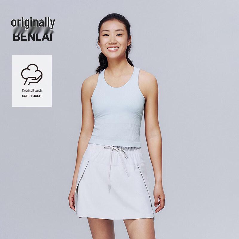 Женский мягкий топ-майка с мягкими вставками и дизайном racerback от BENLAI M
