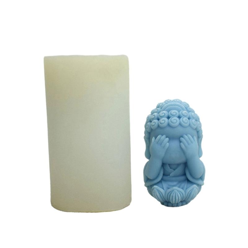 Statue Candle Mold for Making Candle Gypsum Ornaments Home Decorations DIY Craft,  3D Statue Candle Silicone Mold