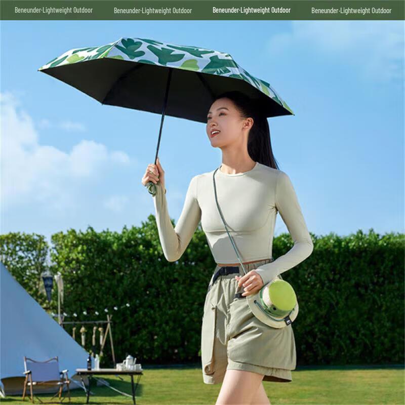 Beneath the Banana Tree Portable UV Protection Umbrella