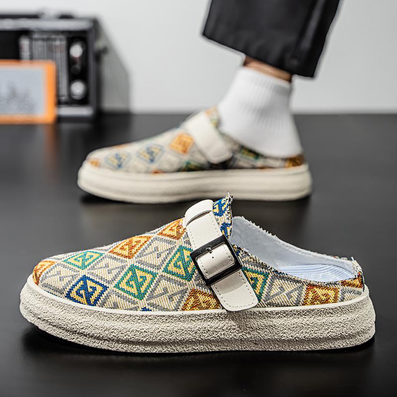 Fashion CYYTL Mens Slippers Casual Summer Shoes Outdoor Breathable Sneakers Walking Hiking Slides Luxury Designer Fashion House Loafers