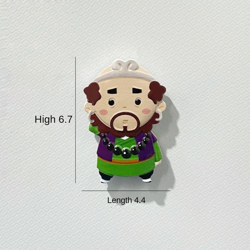 Creative Refrigerator 3d Creative Cartoon Magnetic  Journey To The West Resin Tourism Souvenir Cute Sticker