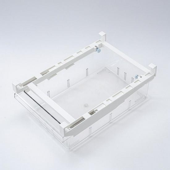 Adjustable Transparent Refrigerator Drawer Organizer for Fruit and Vegetables
