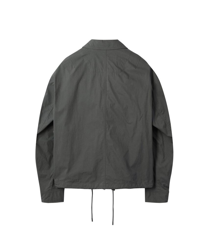 Customellow Black Collar Blouson C9Uam25113Gyx