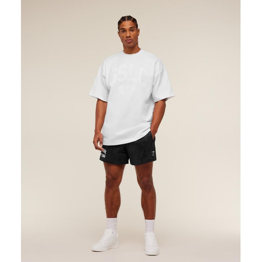 Gymshark Lifting Mesh 5 Shorts Black Onyx Grey A4b7v Bdqc