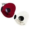 Warm Hat for Most Head Sizes 2Pcs Fleece Lined Hats with Goggles, Winter Knit Casual Accessory Outdoor Activities Hats, Windproof Skiing Caps