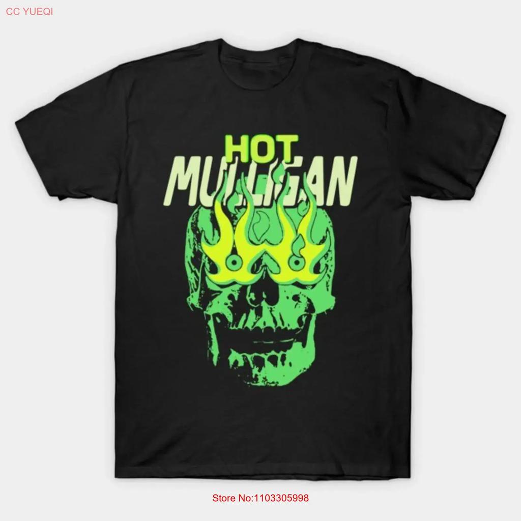 Hot Mulligan Skull S To 5xl Black Cotton T Shirt Ds928 Vintage Stylish Top For Everyday Wear Designer Clothes Stretched