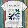 Henri Matisse Flower Paper Decoupes Art Dark Colors T Shirt Top Tee 233