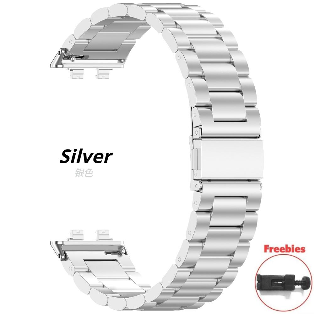 New Stainlss Steel Strap For Huawei Band 11/11Pro Women MenMetal Watch Bracelet For Huawei Band 8/9/10 Replacement Strap