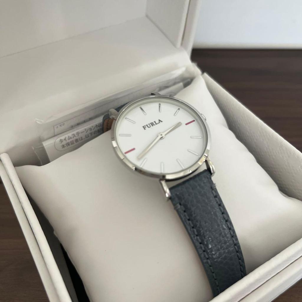 Used Furla Ladies Watch Blue Gray