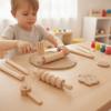 12Pcs Set Safe Eco Friendly Clay Dough Tools DIY Hand Crafted Pressed Clay Toys  Pretend Utensils