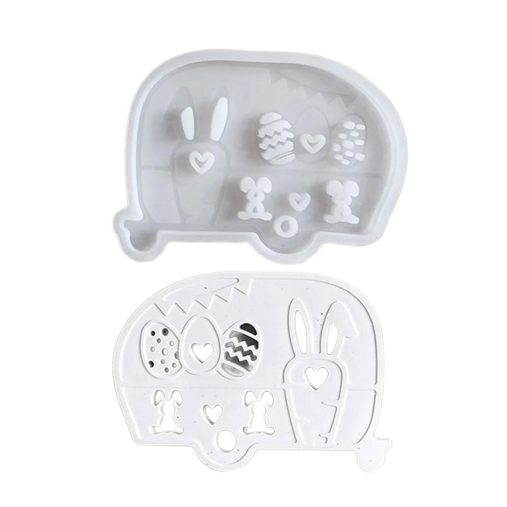 Robustní silikonová forma Malé panely autobusů Vzory Přenosná pro řemeslné potřeby a projekty dekorativního osvětlení Ornament