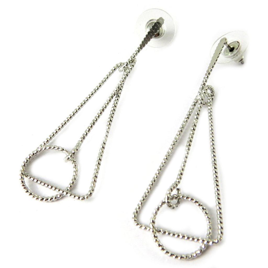 

Les Trésors De Lily [N8321] - Boucles Créateur Chorégraphie argenté (géométriques)