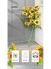 Large High Branch Sunflower Artificial Flower Bouquet for Living Room Decoration