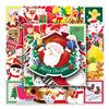 50 Christmas Holiday Graffiti Stickers for Scooters, Suitcases, Travel Cases, Cars, and Waterproof Decorative Stickers