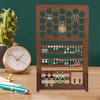 Wood Jewelry Display Earring Card Display Holder Stand Stand Wooden Versatile Countertop Rack For Jewelry And Other Small