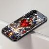 Red heart-shaped tempered glass phone case suitable for Samsung Galaxy S26 S25 S24 S23 S22 S20FE/Ultra/Plus anti drop back cover