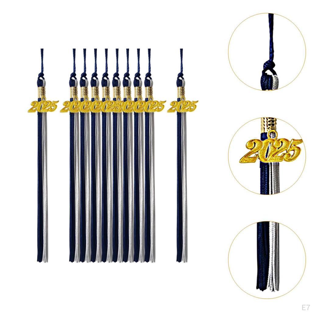 10 Pieces Conclusion Tassels Gift Decoration Party Accessories with Years of Charm