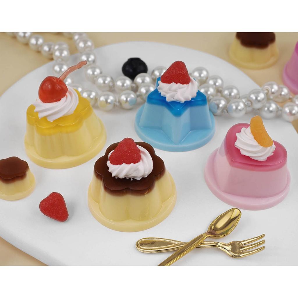 Cute Heart Star Animals Pudding Silicone Molds Epoxy Resin Casting Mold Craft Earrings Pendant Mold DIY Keychain Jewelry