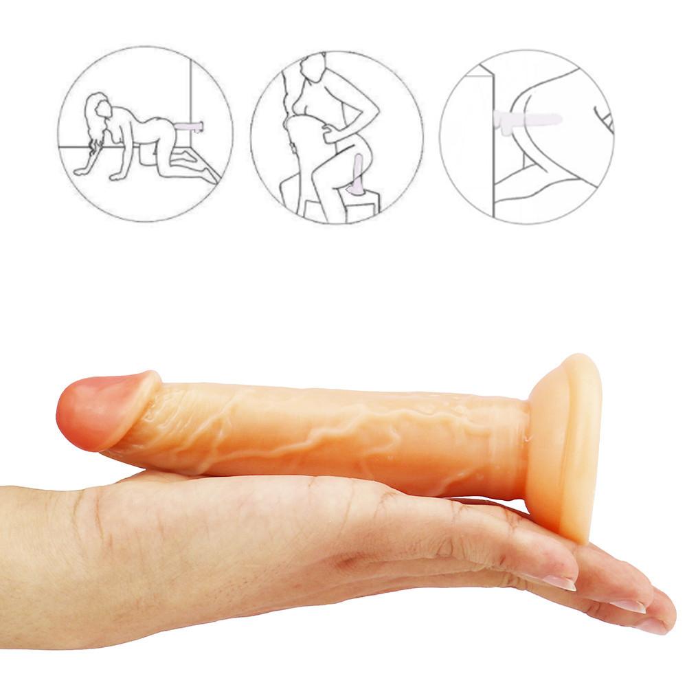 Realistic Penis Big Dildo Silicone Flexible With Suction Cup Artificial Penis Female Masturbator Sex Toys