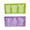 Cakesicles Molds Set of 2 Silicone Cake Stick Molds 3 Cavities Ice Cream Cake Stick Molds with 6Sticks for DIY Ice Lolly