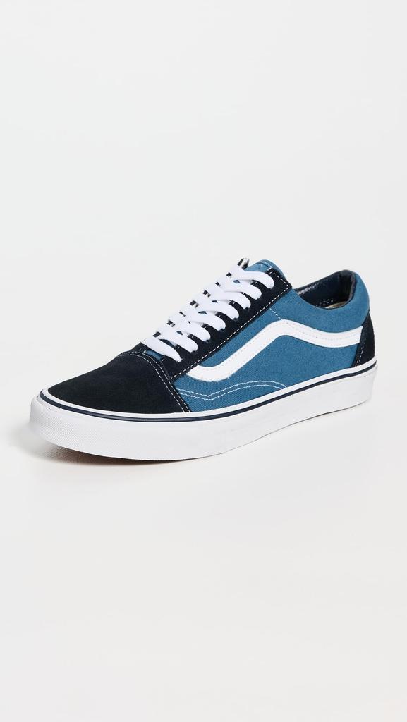 (38.5 EU, Blue) - Vans Unisex Adults' Old Skool Low-Top Sneakers