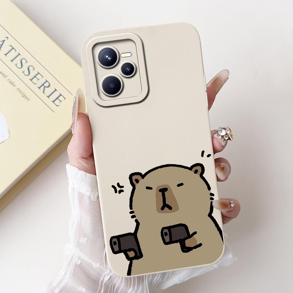 For Realme C35 Case Realme Narzo 50A Prime Phone Cover Cute Cartoon Camera Protection Soft Funda For Realme Narzo 50A C 35 Coque