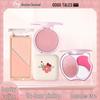 Gogotales GoGo Dance Sweetheart Mist Blush Palette - Nude Makeup Bronzer for a Natural Look