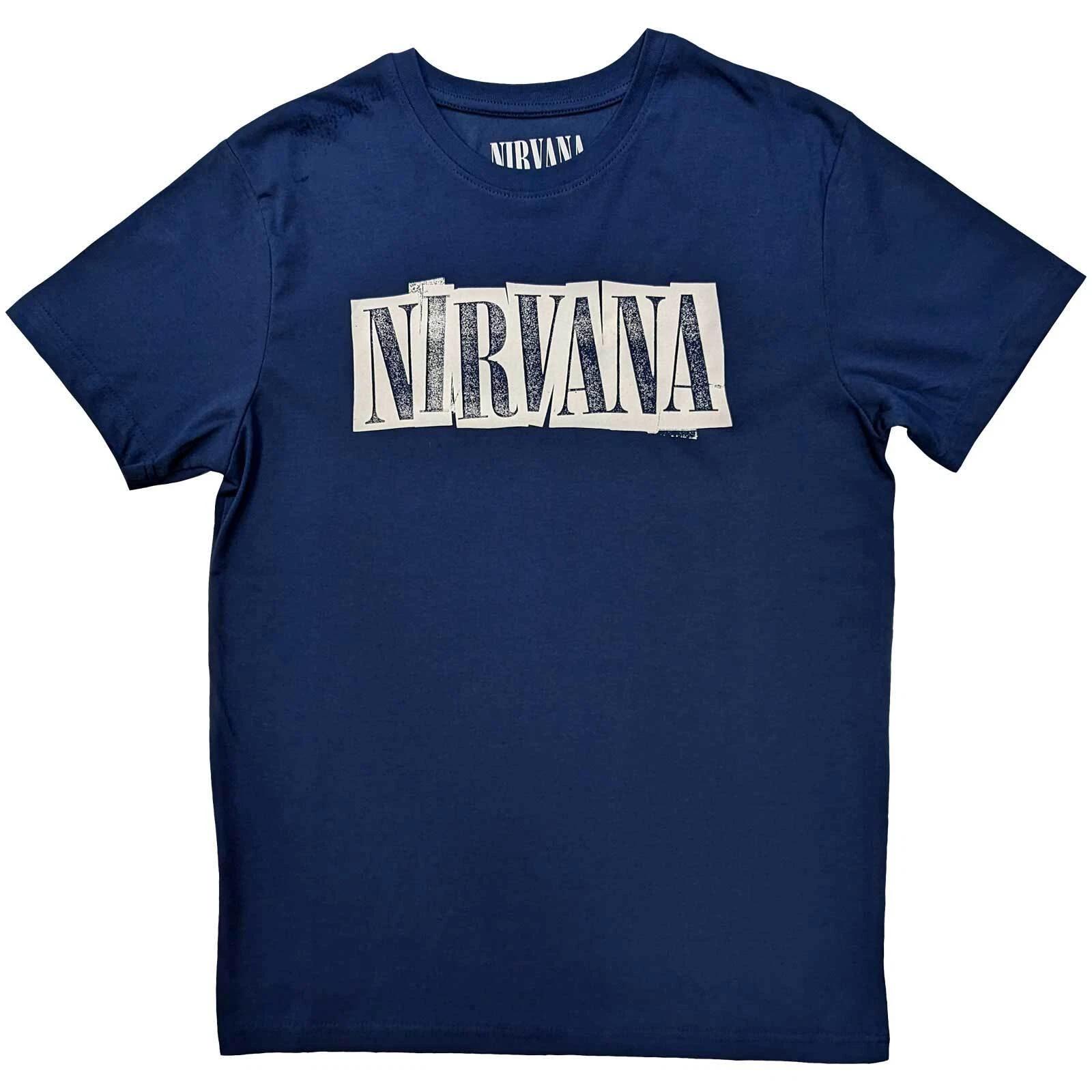 Nirvana Box Logo Official Men s T-Shirt Unisex 4XL