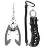 2pcs Fishing Pliers Grip Set Aluminum Alloy Fish Gripper Tools Scissor Line Cutter Hook Remover Split Ring Tackle Saltwater