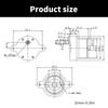 DC12V Motor Hohe Effizienz 4mm Wellendurchmesser Niedrige Drehzahl Geringes Rauschen für Mobiltelefon-Displays