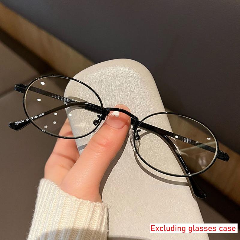 Ultra lehké eliptické obruby Brýle na krátkozrakost Dámské Retro trend Malé oválné brýle na krátkozrakost Ochrana proti UV 0 až -4.0