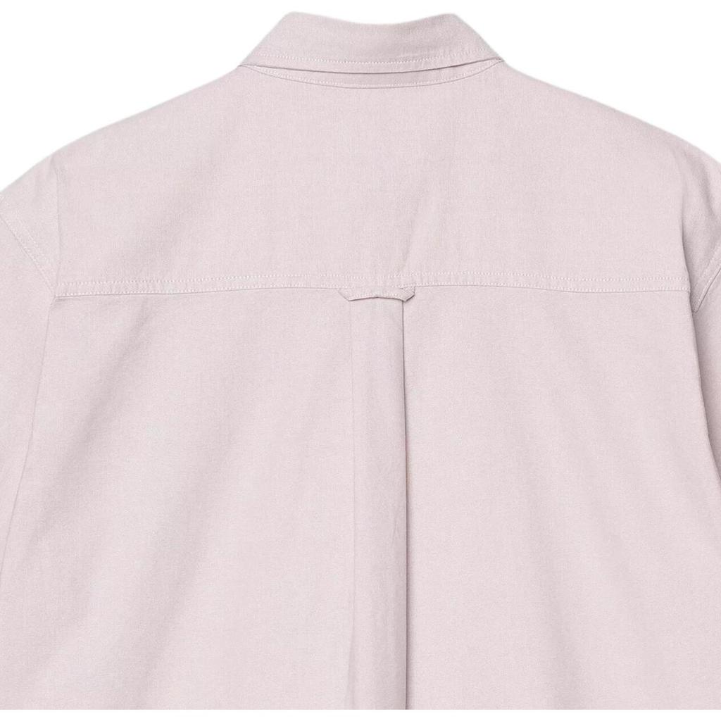 Carhartt WIP Minimalist Fashion Comfortable Loose Logo Embroidered Short Sleeve Shirt Men Shirts Pink I031454-2V5-XX