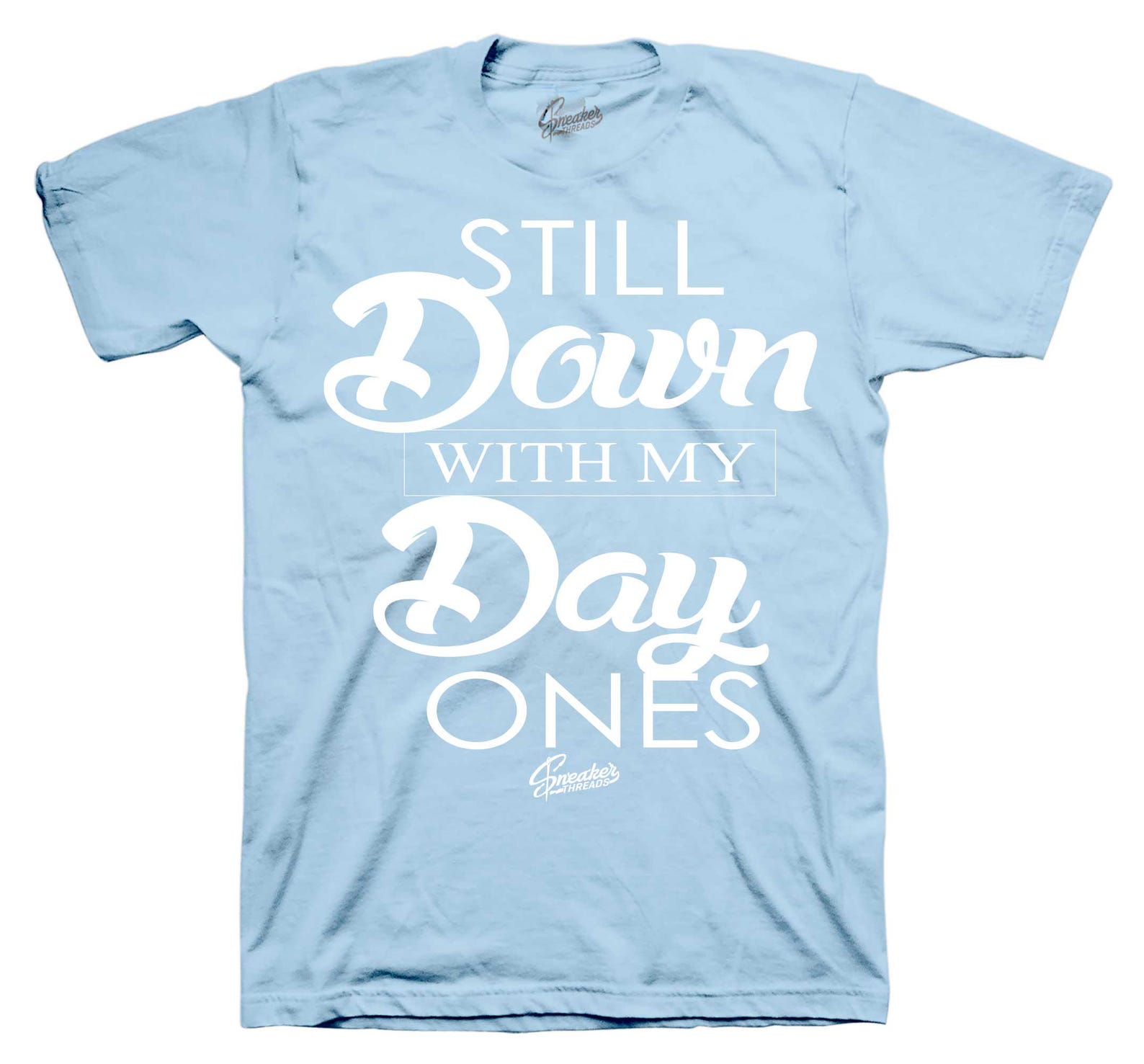 Shirts To Match Retro 1 Alaska White - Day Ones Sneaker Tees L