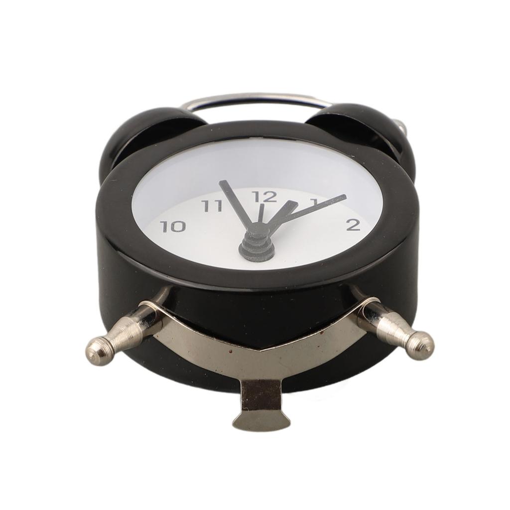 Twin Bell Loud \Alarm \Clock \Metal \Frame 3D \Dial \Battery \Operate Desk Table Alarm Clock For Home And Office