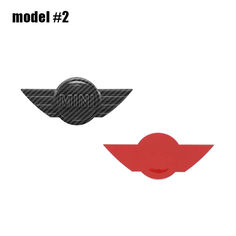 

15.1/11.9cm 3D ABS Car Front Hood Emblem Stickers Rear Trunk Badge For Mini Cooper Countryman Clubman F55 F56 R55 R56 R60 JCW 11.9cm X 5cm