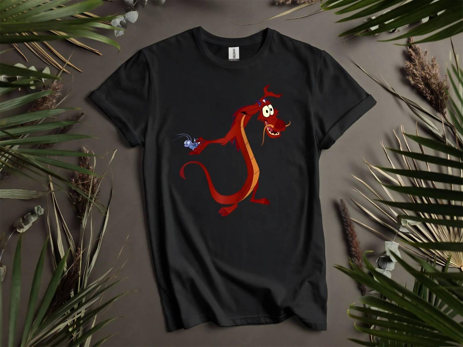 Cute Mushu Dragon And Cri-Kee Crick T-Shirt Mens Womens Tees Top T Shirt Mens Womens Tees Top Men Women Unisex Tshirt K85 L
