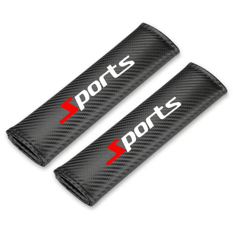 

Car Safety Belt Cover Adjustable Seat Belt Cover Shoulder Strap Covers Car Shoulder Protector Pad Auto Accessories Universal Black-2PCS