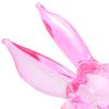 Crystal Standing Rabbit Statue Premium Durability Desktop Ornament Adorable Bunny Decor for Living Room Home Decoration