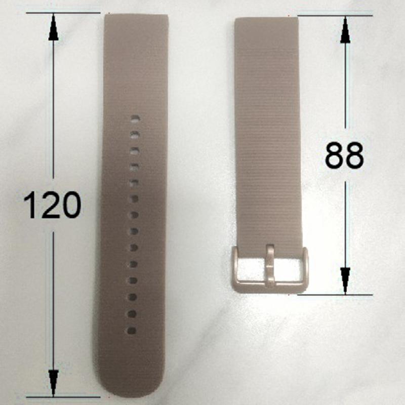 

For Huami Amazfit GTS3 Solid Color Wrist Band Adjustable Silicone Watch Strap White