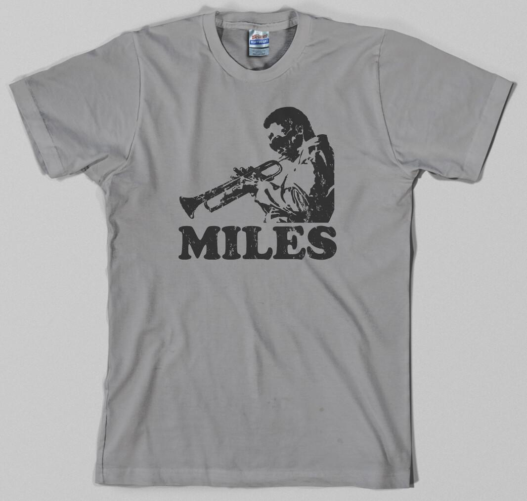 Miles Davis inspired shirt trumpet jazz so what music gift icon rock american L