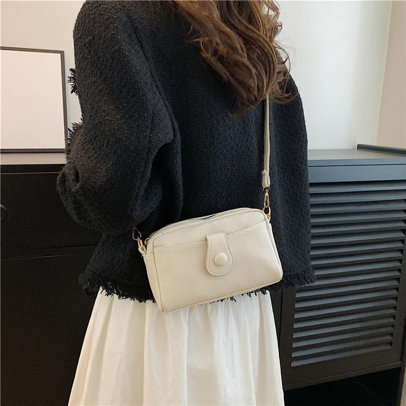 Pu Leather Compact Ladies Crossbody Bag Female Casual Shoulder Bag For Women Designers Luxury Handbag Fashion Women Bag Purse