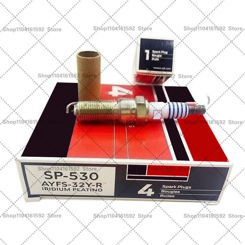 4/6PCS SP-530 AYFS32YR Platinum Spark Plug For Ford C-Max Lincoln MKZ Fusion 2013 2014 2015 2016 SP 530 AYFS-32Y-R SP530 4pcs