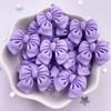 20PCS Resin Kawaii Colorful Painted Cartoon Bowknot Flatback Stone Figurine Scrapbook DIY Decor Home Accessories Crafts M201