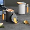 Multi Solid Color Ergonomic Handgrip Insulated Cup Fit Home Office Multiple Daily Beverage Matching Factory Direct Sales