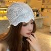 Y2k Embroidered Lace Hat Breathable Skullcap Sweet Beanies Hat  Outdoor